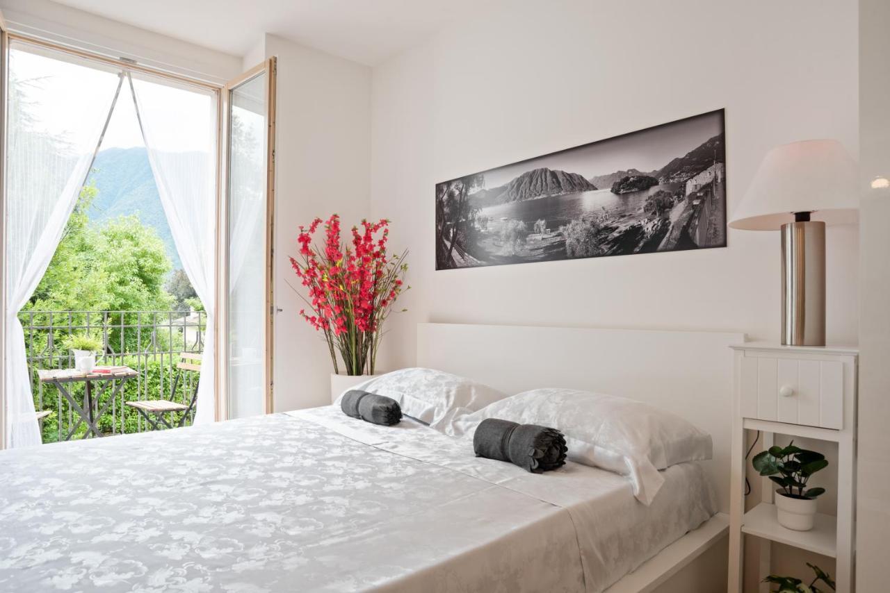 Lake Como Studio With Balcony And Private Parking 오수키오 외부 사진