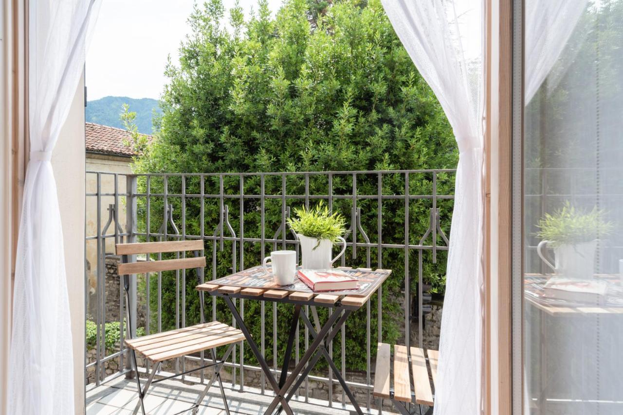 Lake Como Studio With Balcony And Private Parking 오수키오 외부 사진